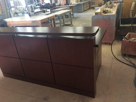 Custom Reception Desk