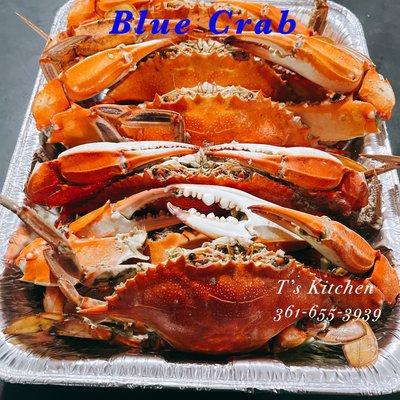 Steamed Blue Crab