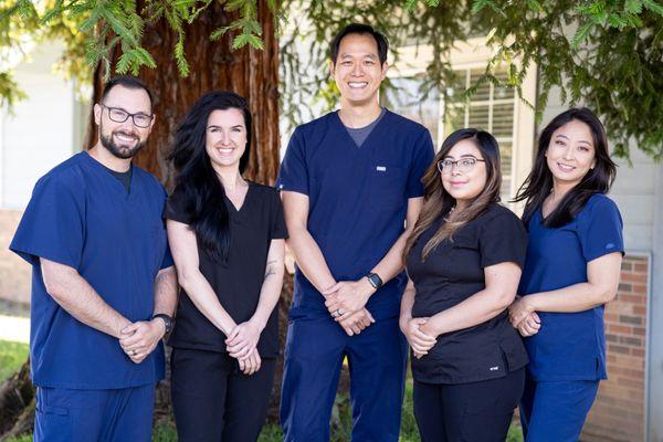 Team at Sunnyvale dentist Derek H. Tang, DDS