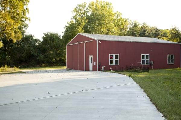 300 ft. back to the big red barn