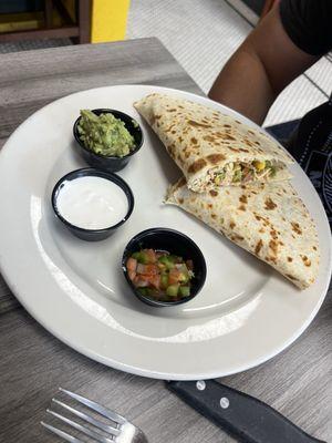 Cajun quesadilla