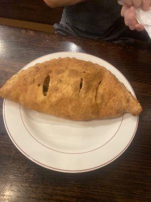 Veggie calzone