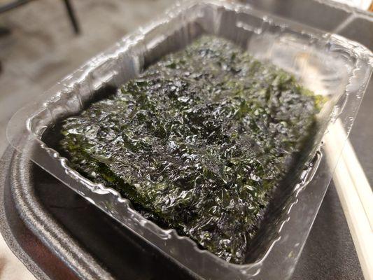 Seaweed sheets (gim-gui)