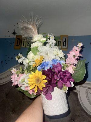 Faux Flower Arrangement