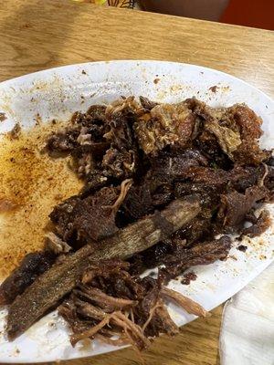 Birria dorada pero estaba demasiado ni siquiera se podía comer