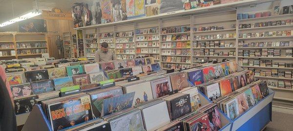 This is only part of the amazing collection you get to shop through at Downtown Vinyl! Great finds, great customer service!!