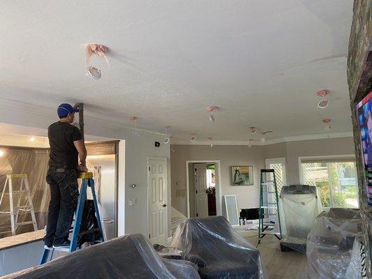 We can pump our insulation just about anywhere. Even between the floor of the upper and lower story of this beautiful home in Blackhawk.