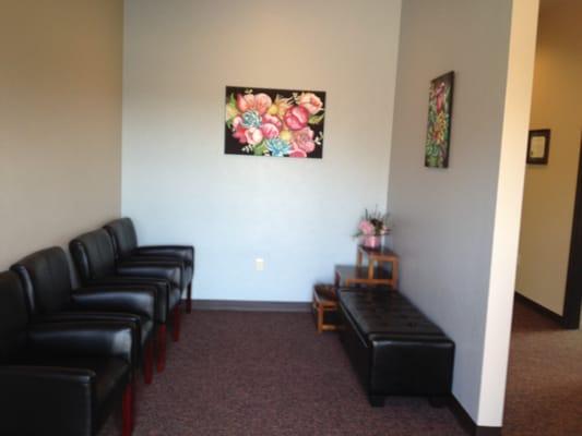 spacious waiting room