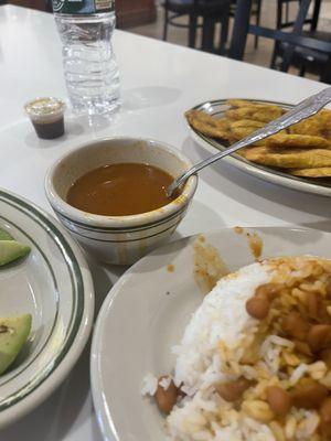 Tostones Arroz Habichuelas Tostones