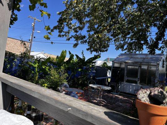 Outdoor garden patio