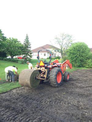 Mega Roll sod install