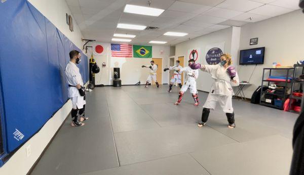 First Machida Karate testing in new location