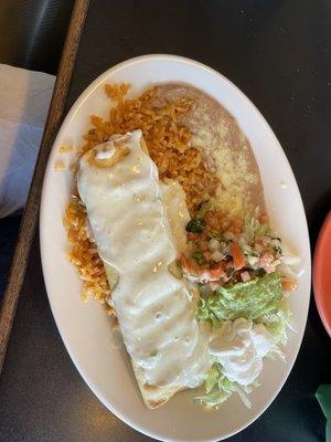 Chicken chimichanga