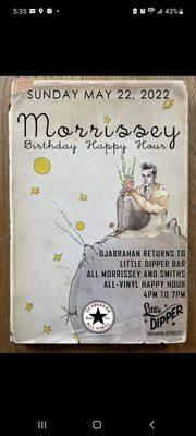 Morrissey day with all Morrissey and the Smiths deep cuts