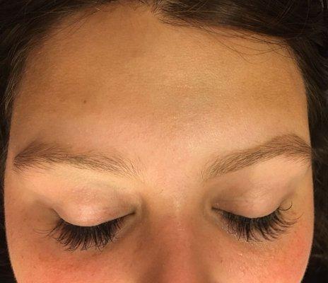 Classic eyelash extensions