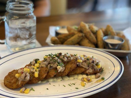 Fried green tomatoes