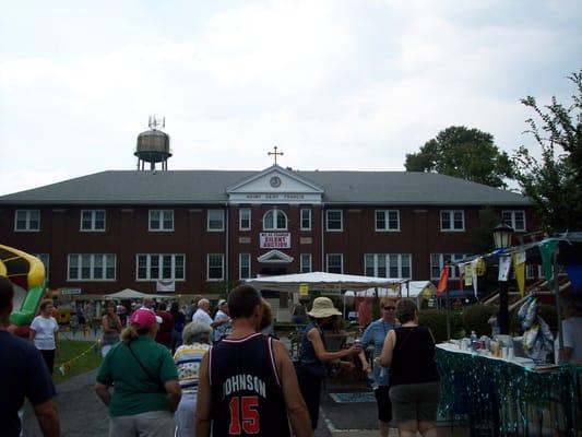 Mount Saint Francis during the annual summer picnic.