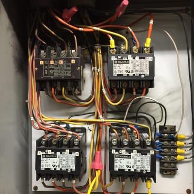 Trouble shoot repair of lighting contactors for a tractor store in Auburn