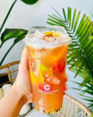 Tropical fruit tea