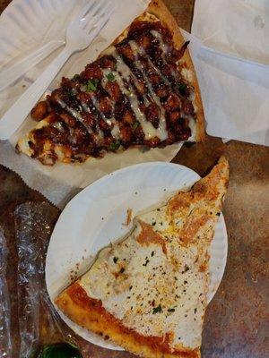 Vodka slice, bbq chicken slice