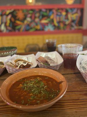 Menudo on a Sunday