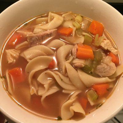 Really good chicken noodle soup