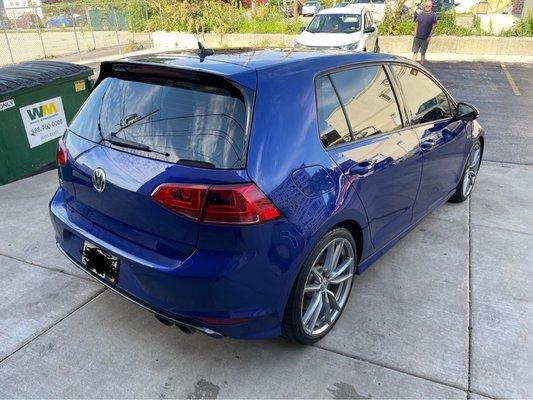 Golf R after detailing at Jay's