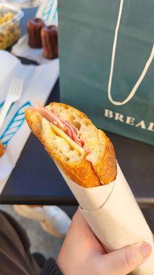 Jambon-Beurre, Parisien French Ham Sandwich