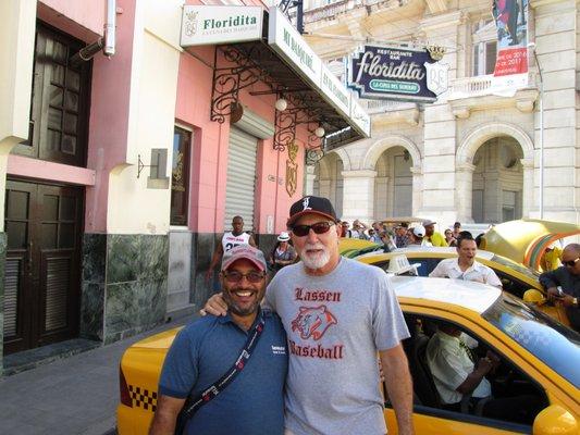 Guamel our Guide/Driver ex professional diver for the Cuban National Swimming team.