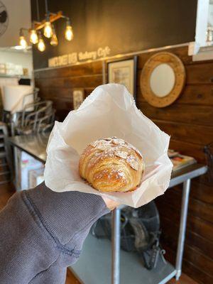 Almond croissant!