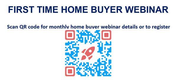 Monthly Free Home Buyer Webinar