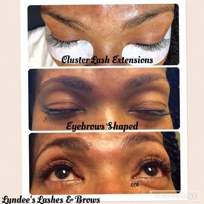 #clusterlashes #waxing #lashaddict #lashartist #lashesandbrows #eyelashextensions #browshaping  #dmvmua #bridetobe #bridalshower