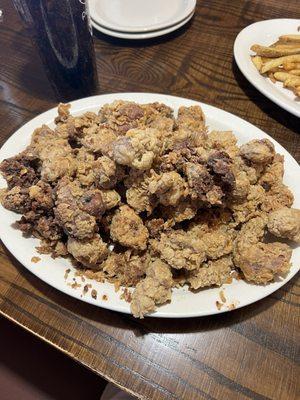 Livers and gizzards