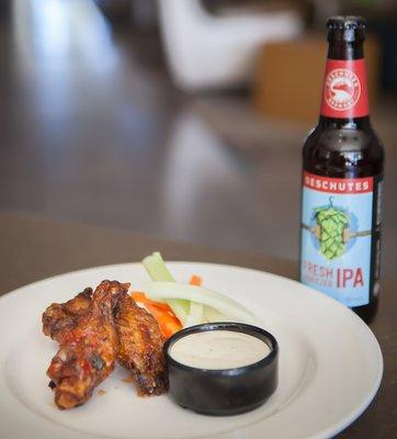 Spicy Wings with IPA