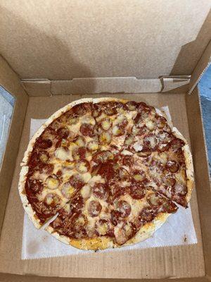 14" Gluten Free Pizza 8 Cuts