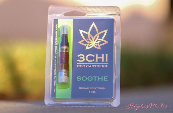 My shot of the 3CHI CBD Vape Cartridge.