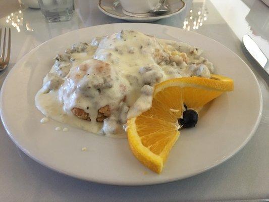 Best biscuits and gravy sooo good.