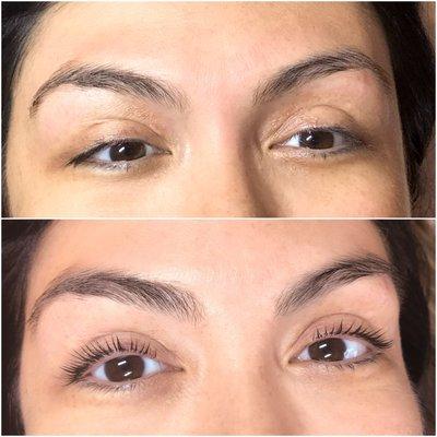 Before & After: Lash Lift