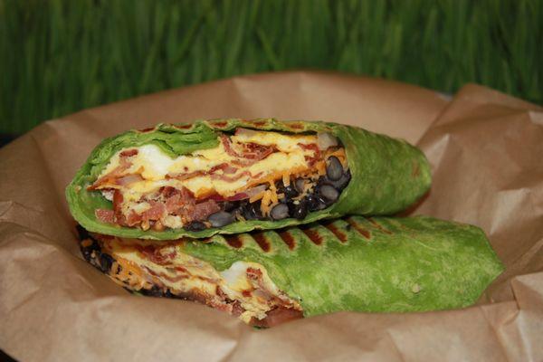 Wrap With The Kick  Best Breakfast Sandwich