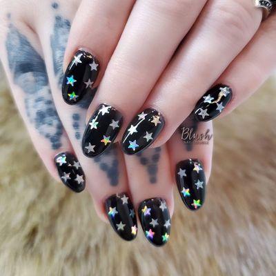 Stars nails.