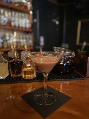 Raspberry Beret cocktail