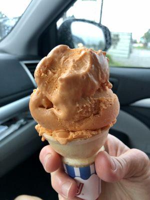 Pumpkin pie ice cream