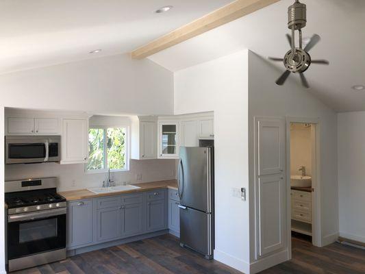 ADU-Garage conversion kitchen Burbank 2 of 3