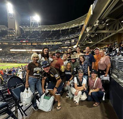 Our Life Groups love doing fun stuff together--like Padres game!