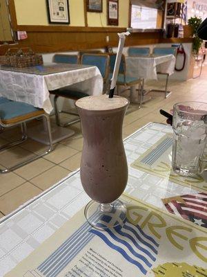 Chocolate milkshake