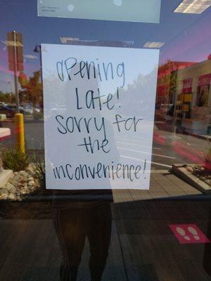 T-Mobile should be open at 10am. Manager said she was late to work - not open even at 10:40am