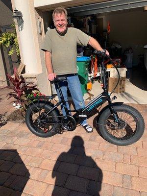 Dave and his new Lectric EBike!