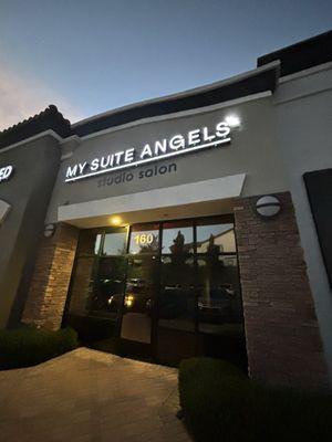 My Suite Angels signage/ Outside Entrance