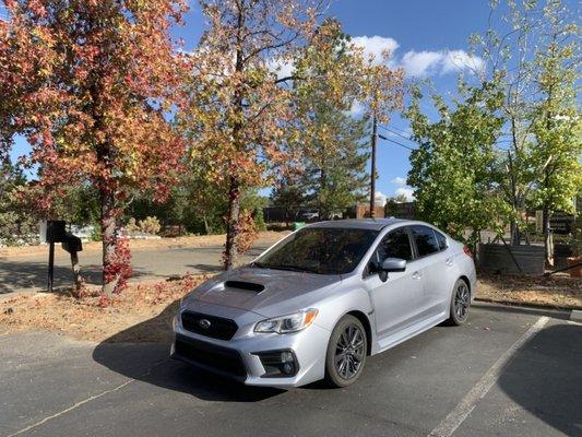 Window Tint on a 2020 WRX