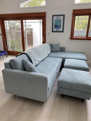 Love my new sofa.